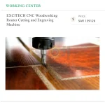 ⁦ماكينة راوتر إكسايتك CNC لقص ونقش الأخشاب⁩ - الصورة ⁦2⁩