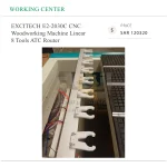 EXCITECH E2-2030C CNC Woodworking Machine Linear 8 Tools ATC Router - Image 4