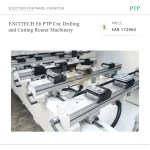 EXCITECH E6 PTP Cnc Drilling and Cutting Router Machinery - Image 2
