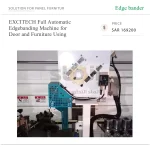 ⁦ماكينة تلبيس حواف أوتوماتيكية بالكامل للأبواب والأثاث⁩ - الصورة ⁦2⁩