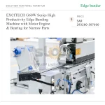 EXCITECH G60W Series High Productivity Edge Banding Machine with Motor Engine & Bearing for Narrow Parts - Image 3