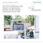 EXCITECH G60W Series High Productivity Edge Banding Machine with Motor Engine & Bearing for Narrow Parts - Image 4