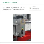 EXCITECH Most Popular E2-1325 Woodworking Craving Cnc Router - Image 2