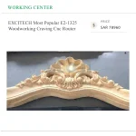 EXCITECH Most Popular E2-1325 Woodworking Craving Cnc Router - Image 5