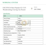 EXCITECH Most Popular E2-1325 Woodworking Craving Cnc Router - Image 7