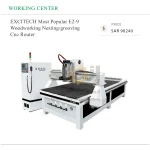 EXCITECH Most Popular E2-9 Woodworking Nesting/grooving Cnc Router