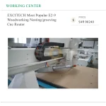 EXCITECH Most Popular E2-9 Woodworking Nesting/grooving Cnc Router - Image 3