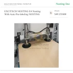 ⁦ماكينة Nesting E4 مزودة بنظام وضع ملصقات مسبقًا أوتوماتيكي⁩ - الصورة ⁦6⁩