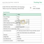 ⁦ماكينة Nesting E4 مزودة بنظام وضع ملصقات مسبقًا أوتوماتيكي⁩ - الصورة ⁦8⁩