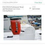 EXCITECH Professional Wood and Styrofoam Cnc 5 Axis Carving Router - Image 3