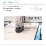 EXCITECH Woodworking CNC Nesting Drilling Machinery E3-1530D ATC - Image 4
