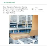 Easy Operation Automatic Electric Furniture Board Packaging Machine for Woodworking Factory Use for Paper Packing - Image 5