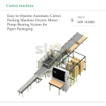 Easy-to-Operate Automatic Carton Packing Machine Electric Motor-Pump-Bearing System for Paper Packaging - Image 4