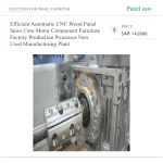 Efficient Automatic CNC Wood Panel Saws Core Motor Component Furniture Factory Production Processes New Used Manufacturing Plant - Image 5
