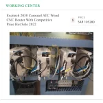 Excitech 2030 Carousel ATC Wood CNC Router With Competitive Price Hot Sale 2022 - Image 2