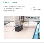 Excitech 2030 Carousel ATC Wood CNC Router With Competitive Price Hot Sale 2022 - Image 6