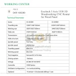 Excitech 3 Axis 1530 3D Woodworking CNC Router for Wood Panel - Image 8