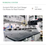 Excitech 4*8ft Auto Tool Changer Cnc Router for Panel Furniture - Image 3
