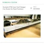 Excitech 4*8ft Auto Tool Changer Cnc Router for Panel Furniture - Image 4
