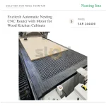 Excitech Automatic Nesting CNC Router with Motor for Wood Kitchen Cabinets - Image 5