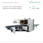 Excitech CNC 6-Sides Drilling Machine for Furniture Drilling