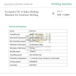 Excitech CNC 6-Sides Drilling Machine for Furniture Drilling - Image 2