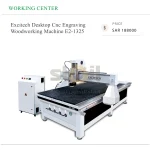 ماكينة إكسايتك E2-1325 CNC مكتبية لنقش وتشغيل الأخشاب