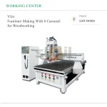 Excitech E3 2030 Cnc Router for Furniture Making With 8 Carousel for Woodworking