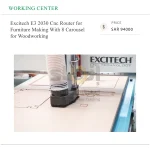 Excitech E3 2030 Cnc Router for Furniture Making With 8 Carousel for Woodworking - Image 5