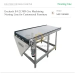 ⁦خط تشغيل CNC بنظام Nesting موديل E4-2138D لتصنيع الأثاث حسب الطلب⁩ - الصورة ⁦6⁩