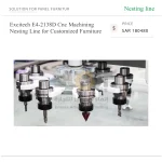 ⁦خط تشغيل CNC بنظام Nesting موديل E4-2138D لتصنيع الأثاث حسب الطلب⁩ - الصورة ⁦5⁩