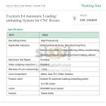 Excitech E4 Automatic Loading/unloading System for CNC Router - Image 8