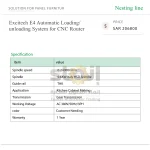 Excitech E4 Automatic Loading/unloading System for CNC Router - Image 9