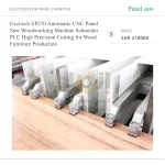 Excitech EP270 Automatic CNC Panel Saw Woodworking Machine Schneider PLC High Precision Cutting for Wood Furniture Production - Image 3