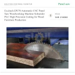 Excitech EP270 Automatic CNC Panel Saw Woodworking Machine Schneider PLC High Precision Cutting for Wood Furniture Production - Image 6