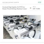 Excitech High Quality E6 PTP Cnc Router Wood Drilling Machine Center - Image 3
