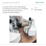 ⁦ماكينة تلبيس حواف للقطع الضيقة بنظام CNC للتشغيل الذكي في الأعمال الخشبية، لتصنيع الخزائن والأثاث⁩ - الصورة ⁦2⁩