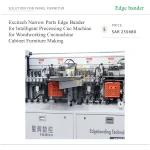 ⁦ماكينة تلبيس حواف للقطع الضيقة بنظام CNC للتشغيل الذكي في الأعمال الخشبية، لتصنيع الخزائن والأثاث⁩ - الصورة ⁦6⁩