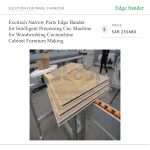 ⁦ماكينة تلبيس حواف للقطع الضيقة بنظام CNC للتشغيل الذكي في الأعمال الخشبية، لتصنيع الخزائن والأثاث⁩ - الصورة ⁦4⁩