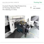 Excitech Popular High Productivity E4 Nesting Machine With Pre-labeling in China - Image 2