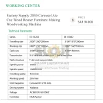 Factory Supply 2030 Carousel Atc Cnc Wood Router Furniture Making Woodworking Machine - Image 7
