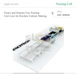 خط إنتاج Nesting CNC سريع وذكي لتصنيع خزائن المطابخ