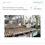 ⁦خط إنتاج Nesting CNC سريع وذكي لتصنيع خزائن المطابخ⁩ - الصورة ⁦4⁩