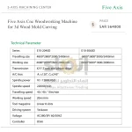 Five Axis Cnc Woodworking Machine for 3d Wood Mold Carving - Image 2