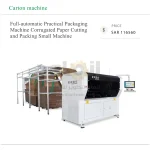Full-automatic Practical Packaging Machine Corrugated Paper Cutting and Packing Small Machine