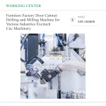 ⁦ماكينة إكسايتك CNC للحفر والتفريز في الأبواب والخزائن، مخصصة لمصانع الأثاث ومختلف الصناعات⁩ - الصورة ⁦2⁩