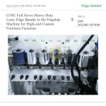 ⁦ماكينة تلبيس حواف ليزرية ثقيلة بنظام سيرفو كامل موديل G70U، لمصانع الأثاث الفاخر حسب الطلب⁩ - الصورة ⁦4⁩