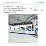 ⁦ماكينة تلبيس حواف ليزرية ثقيلة بنظام سيرفو كامل موديل G70U، لمصانع الأثاث الفاخر حسب الطلب⁩ - الصورة ⁦2⁩