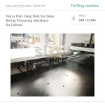 Heavy Duty Deep Hole Six Sides Boring Processing Machinery for Cabinet - Image 3