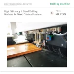 High Efficiency 6 Sided Drilling Machine for Wood Cabinet Furniture - Image 4